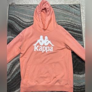Salmon Kappa hoodie, Large, Used but good condition